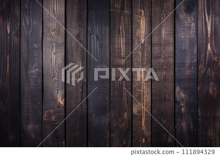 Shadowed Oak Paneling Background 111894329