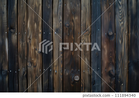 Ebonized Hardwood Wall Texture 111894340