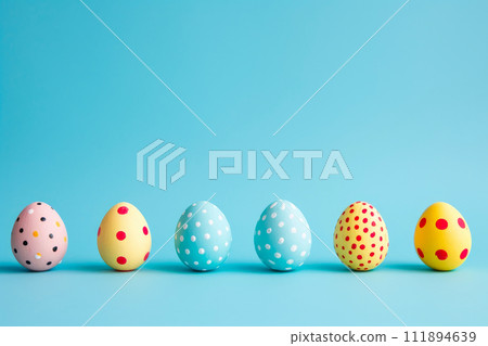 Charming Easter Gems on a Sky-Blue Stage Charming Easter Gems on a Sky-Blue Stage 111894639