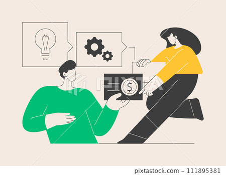Business plan abstract concept vector illustration. Business plan abstract concept vector illustration. 111895381