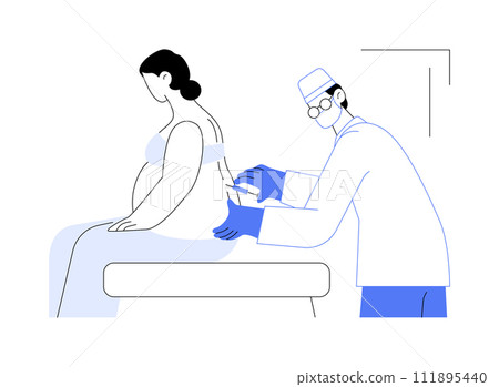 Anaesthetics in labour abstract concept vector illustration. Anaesthetics in labour abstract concept vector illustration. 111895440