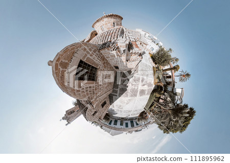 Church of Virgin Mary Chrisaliniotissas. Nicosia, Cyprus. Spherical panorama Church of Virgin Mary Chrisaliniotissas. Nicosia, Cyprus. Spherical panorama 111895962