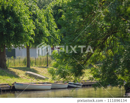 the old city of Friedrichstadt in northern germany the old city of Friedrichstadt in northern germany 111896134