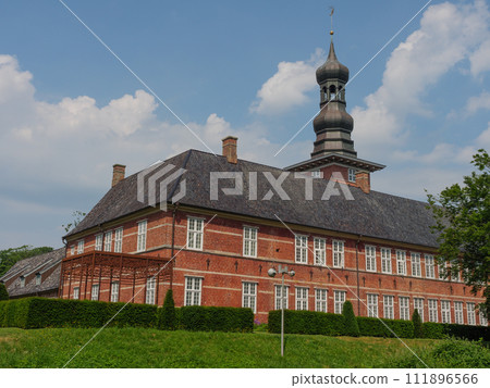 Husum city at the north sea in germany Husum city at the north sea in germany 111896566