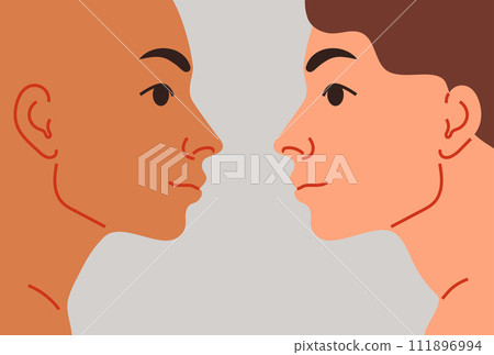 Multinational peoples portrait 111896994