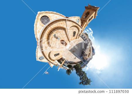 Church of Virgin Mary Chrisaliniotissas. Nicosia, Cyprus. Spherical panorama Church of Virgin Mary Chrisaliniotissas. Nicosia, Cyprus. Spherical panorama 111897030