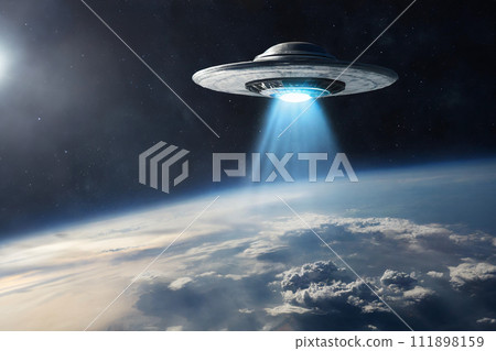 不明飛行物接近地球的影像 不明飛行物接近地球的影像 111898159