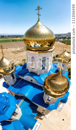 The Russian Church of St. Andrew and All Russian Saints. Episkopeio village, Nicosia District, Cyprus. 111898499