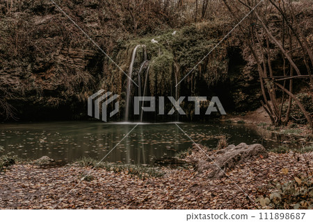 small pond lake river near waterfall Burbun small pond lake river near waterfall Burbun 111898687