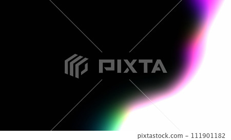 Abstract background black ink holographic white 111901182