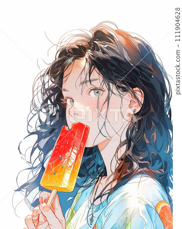 女人吃冰棒 111904628