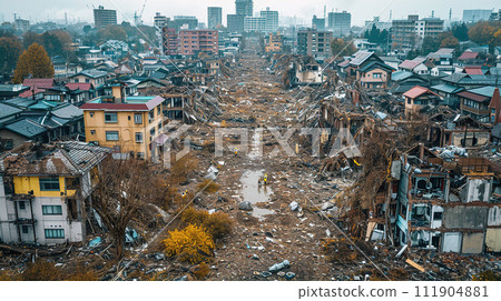 Areas affected by floods, water damage, submergence, heavy rain, heavy rain typhoons, and natural disasters Areas affected by floods, water damage, submergence, heavy rain, heavy rain typhoons, and natural disasters 111904881