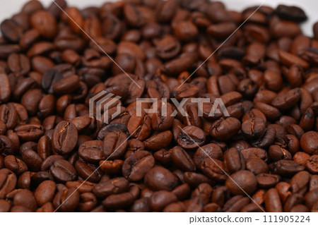 Coffee beans, coffee beans, coffee beans, roasted. Coffee beans, coffee beans, coffee beans, roasted. 111905224