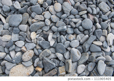 Basalt gravel at Ainoshima/Yurikoshi Beach 111905405