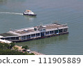 Tung Chung pier and coastal landscape, Lantau Island, Hong Kong 111905889