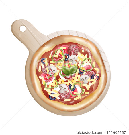 Italian food pizza Italian food pizza 111906367