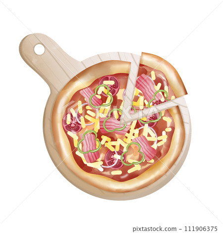 Italian food pizza 111906375