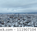 2024年大雪覆蓋的郡山鳥瞰圖 111907104