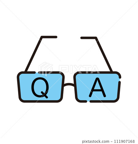 Q&A Glasses 111907168