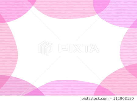 清爽條紋框(粉紅色) 清爽條紋框(粉紅色) 111908180