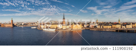 panoramic view of Stockholm panoramic view of Stockholm 111908192