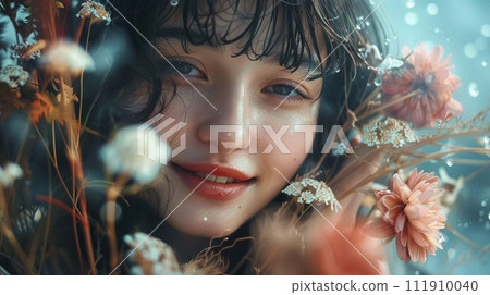 鮮花和婦女 111910040