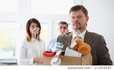 The businessman resigned from the company and 111910595