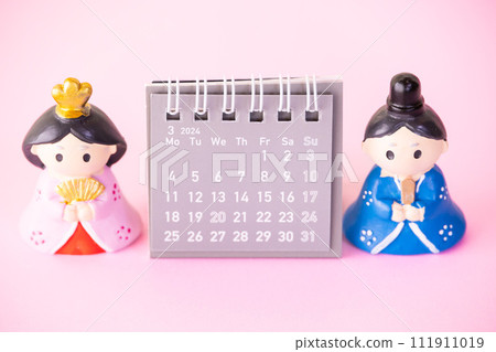 台歷與女兒節的形象 台歷與女兒節的形象 111911019