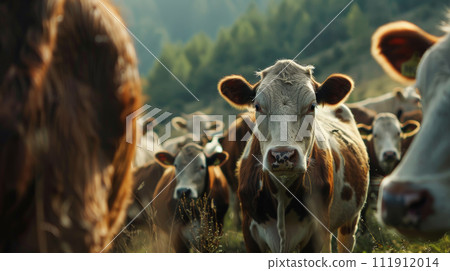 Curious Cattle: Cinematic Encounter. Generative AI Curious Cattle: Cinematic Encounter. Generative AI 111912014