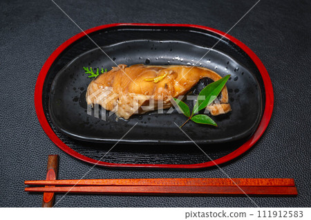 Boiled silver cod 111912583