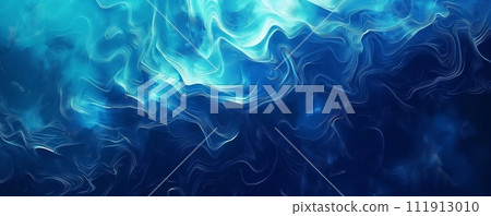 Colorful gradient background with a grainy, glowing blue light on a dark backdrop. Noise texture effect for banner header design. 111913010