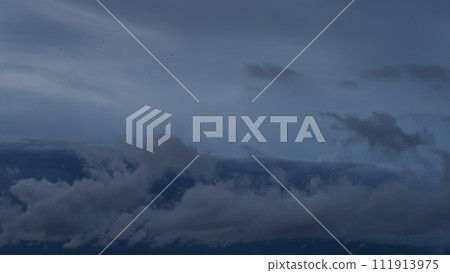 Dramatic clouds on sky before storm 111913975