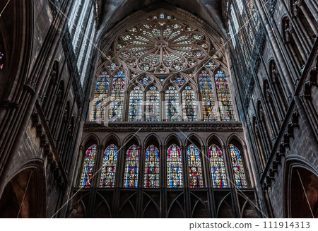 Interiors of the cathedral, Metz, France Interiors of the cathedral, Metz, France 111914313