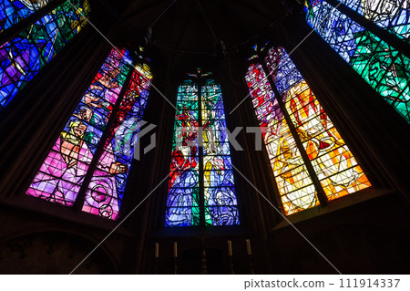 Interiors of the cathedral, Metz, France Interiors of the cathedral, Metz, France 111914337