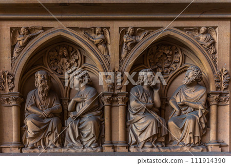 exteriors of the cathedral, Metz, France exteriors of the cathedral, Metz, France 111914390