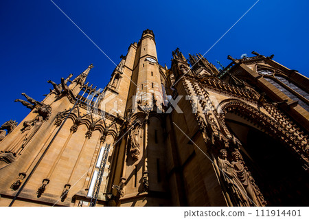 exteriors of the cathedral, Metz, France exteriors of the cathedral, Metz, France 111914401