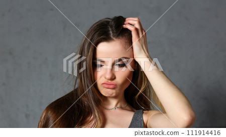 Beautiful european woman portrait Beautiful european woman portrait 111914416