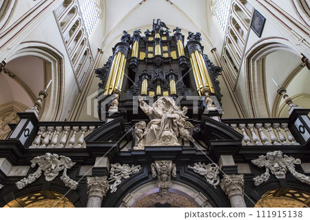 Interiors of Saint Salvator's Cathedral, Bruges, Belgium 111915138