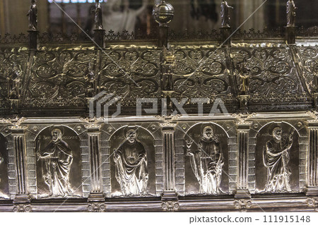 Interiors of Saint Salvator's Cathedral, Bruges, Belgium 111915148
