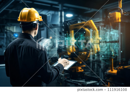 Engineering working future infrastructure by analyzing data. Created with Generative AI technology. Engineering working future infrastructure by analyzing data. Created with Generative AI technology. 111916108