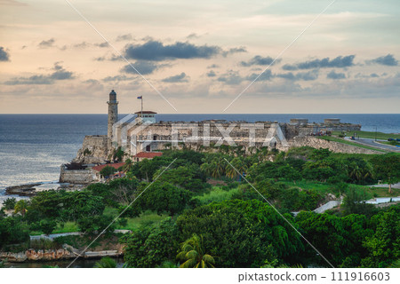 Castle of the Three Kings of Morro in havana, or habana, cuba 111916603