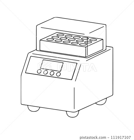 Dry block incubator line drawing 111917107