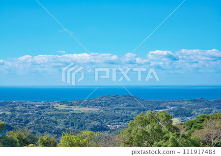 [Scenery from Kandakeen (Kandake Hanagawa Sabo Park)] Kandake, Ichikikushikino City, Kagoshima Prefecture 111917483