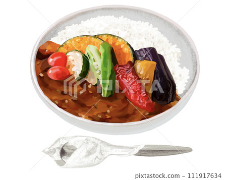 蔬菜咖哩（用湯匙） 111917634