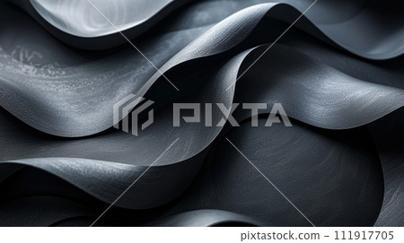 Abstract black background. Modern background. AI 111917705