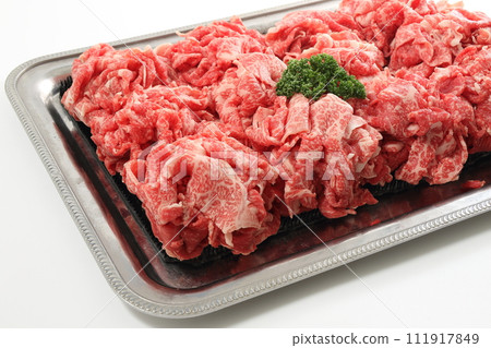 Beef belly cut off 111917849
