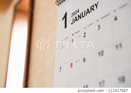 2024 年 1 月曆 111917987