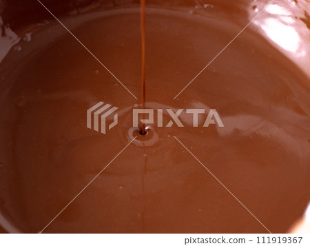 Chocolate melts in hot water Chocolate melts in hot water 111919367