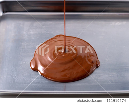 Chocolate melts in hot water Chocolate melts in hot water 111919374