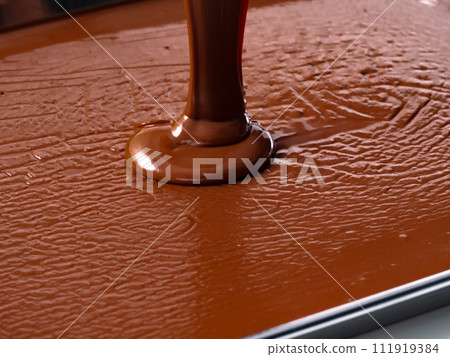 Chocolate melts in hot water Chocolate melts in hot water 111919384